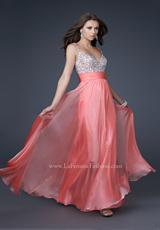 2012 La Femme Prom Dresses 16802.  Available in Black, Coral, Cotton Candy Pink, Electric Purple, Lavender, Light Lime, Midnight Blue, Nude, Ocean Blue, Peacock, Periwinkle, Silver, Teal, Watermelon, White, Yellow